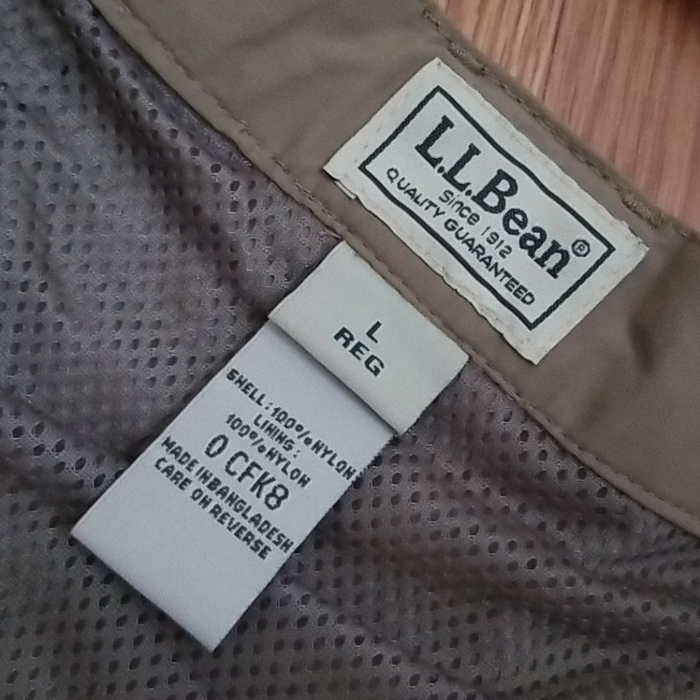 LL bean khaki‎ shorts lg - Picture 3 of 10